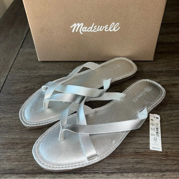 MADEWELL boardwalk sandals sz 9 NWT - Picture 1 of 9
